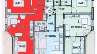 Grundriss Appartement Typ 3